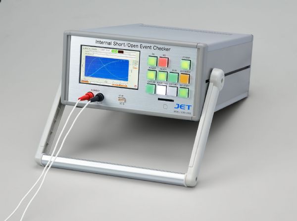 J.E.T推出內部短路∕異常開放檢測器，可測出以往監測器無法測出的電池素子的內部短絡及異常開放