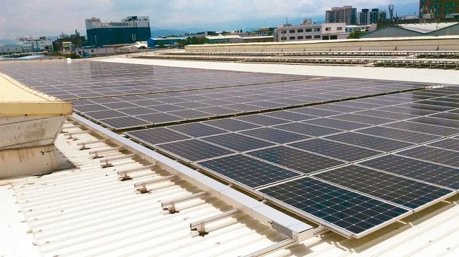 屋頂太陽光電設置
