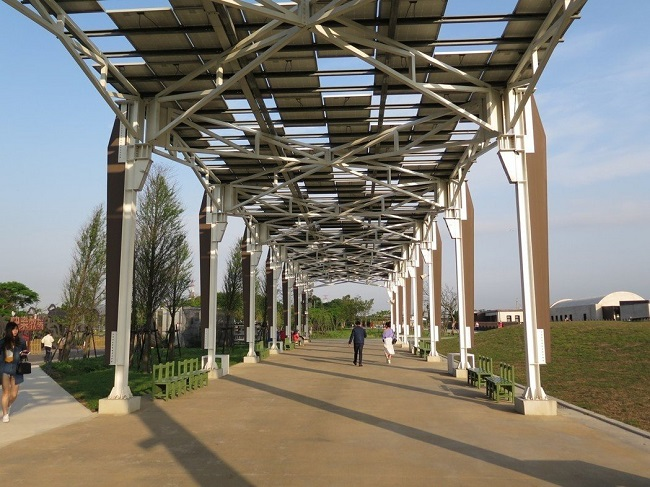 桃園農業博覽會園區太陽能發電設施