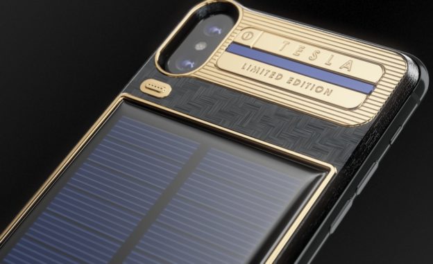 有太陽能充電背殼的自訂版 iPhone X-1