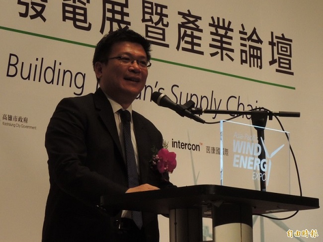 經濟部次長曾文生強調，綠電是台灣經濟發展關鍵。（記者王榮祥攝）