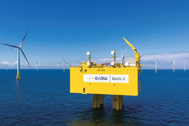 EnBW安能集團是德國商業離岸風場建造啟用先驅。圖／安能亞太提供