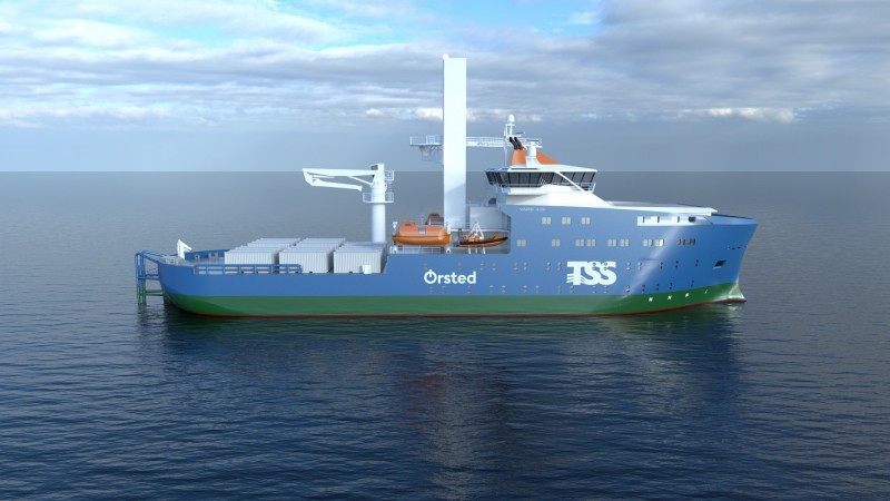 沃旭公司客製化量身打造全球第1艘台灣籍運維作業船，作為日後技師上工後棲身海上的「家」。（沃旭提供）