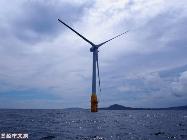 日本的海上風車（長崎縣 五島市海域）