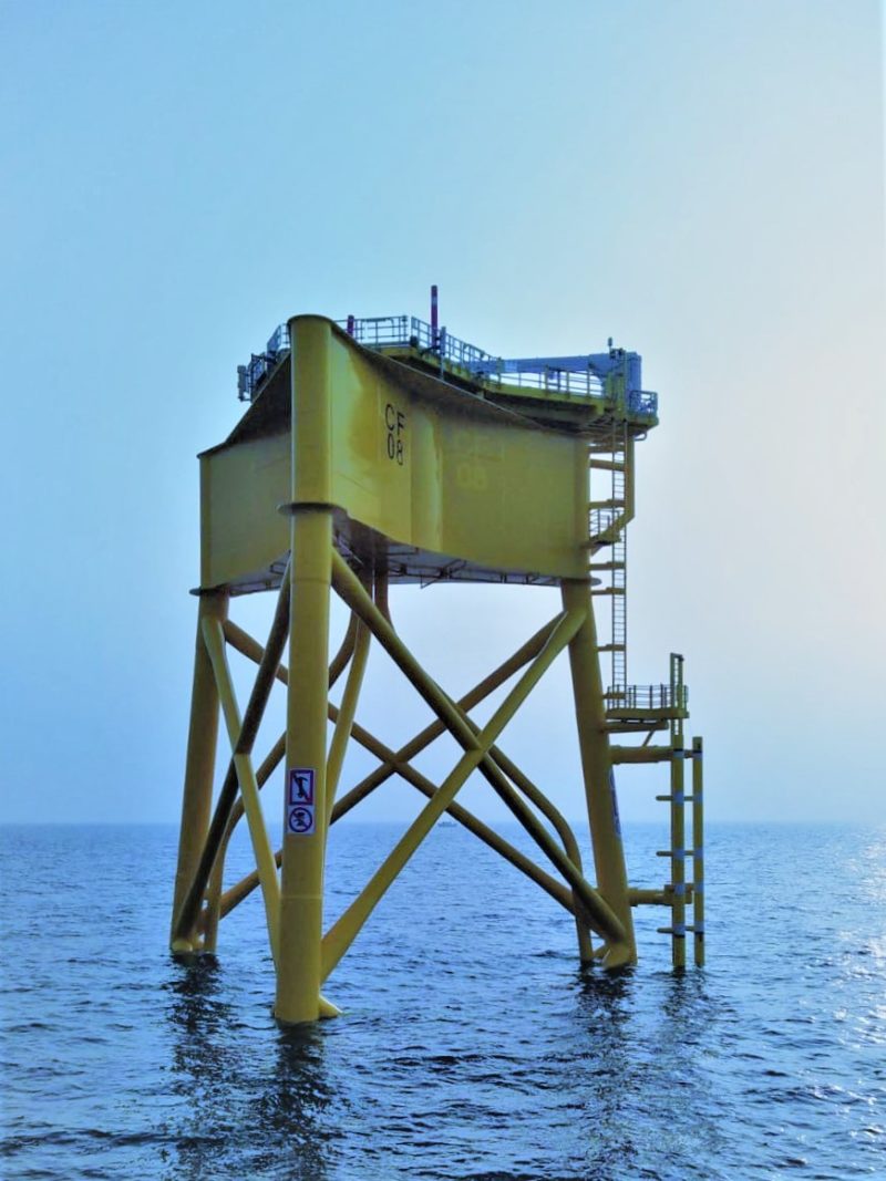 CIP 彰芳西島離岸風場完成安裝首座水下基礎