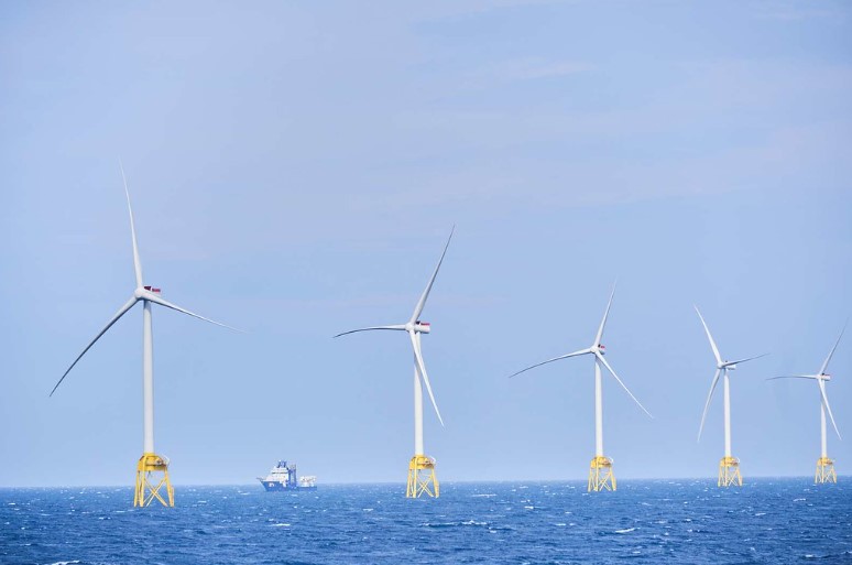 離岸風電單一年度新增超過1GW，目前總共設置188座風力機組。圖片來源：沃旭能源提供
