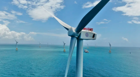 環境部公布離岸風電環評初審要點及「風力發電離岸系統開發行為環境影響評估審查事項檢核表」。(風電示意圖) 圖：取自台電（資料照）